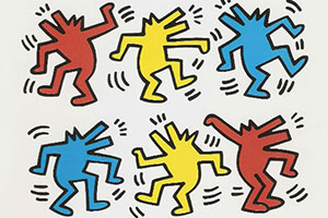 Keith Haring’s Dancing Dogs